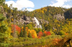 Bridal Veil Falls in Agawa Canyon