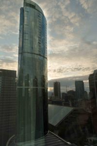 View from our Vancouver hotel